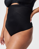 SPANXshapeâ„¢ Invisible High-Waisted Thong | Very Black